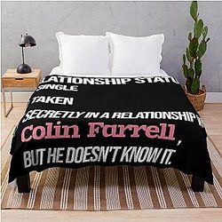 Colin Farrell Relationship Throw Blanket