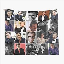 Colin Firth Collage Tapestry
