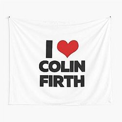 I Love Colin Firth Tapestry