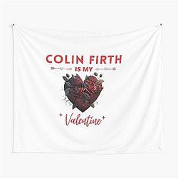 Colin Firth is My Valentine Tapestry
