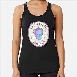 Colin Firth Fan Club Tank Racerback Top