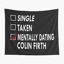 Dating Colin Firth Tapestry