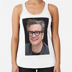 Colin Firth Racer Tank Top