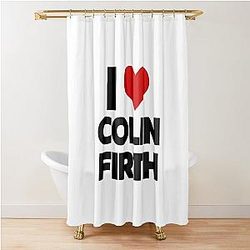 I Love Colin Firth Shower Curtain