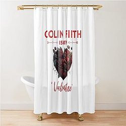 Colin Firth Is My Valentine Shower Curtain