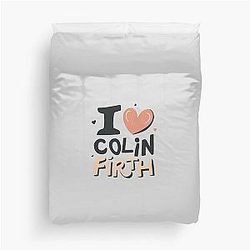 I Love Colin Firth Duvet Cover
