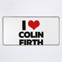 Love Colin Firth Desk Mat