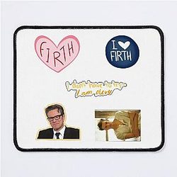Colin Firth Set Mouse Pad