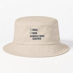 Dating Colin Firth in a White Bucket Hat