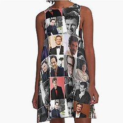 Colin Firth A-Line Dress