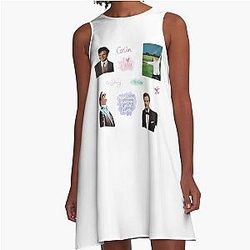 Colin Firth Set A-Line Dress