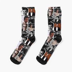 Colin Firth Collage Socks