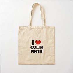 I Love Colin Firth Tote Bag