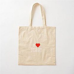 I Love Colin Firth White Cotton Tote Bag