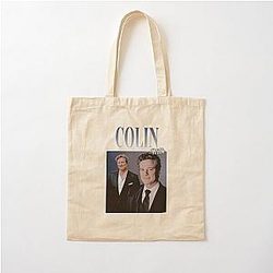 Colin Firth Vintage Cotton Tote Bag