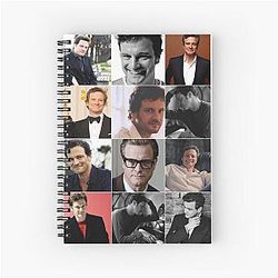 Colin Firth Spiral Notebook