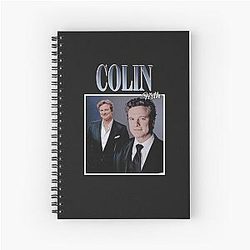 Colin Firth Vintage Spiral Notebook