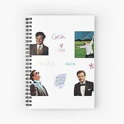 Colin Firth Spiral Notebook