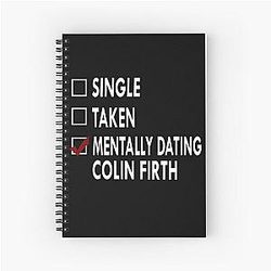 Dating Colin Firth Notebook