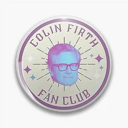 Colin Firth Fan Club Pin