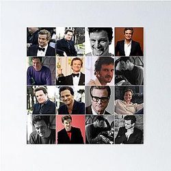 Colin Firth Collage Poster