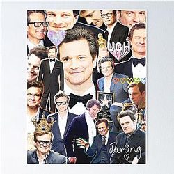 Colin Firth Collage Poster