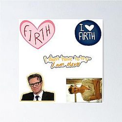 Colin Firth Set Poster