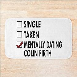 Dating Colin Firth Bath Mat