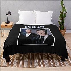 Colin Firth 90s Vintage Throw Blanket