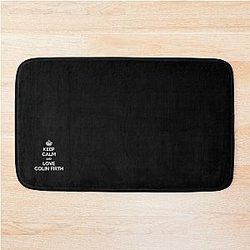Keep Calm and Love Colin Firth Bath Mat