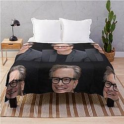 Colin Firth Throw Blanket