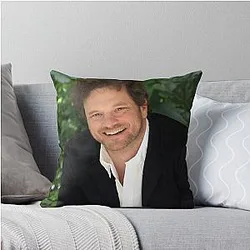 Colin Firth Throw Pillow