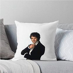 Colin Firth as Mr Darcy in Pride Prejudice Throw Pillow