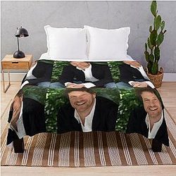 Colin Firth Handsome Throw Blanket