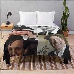 Colin Firth Signed Throw Blanket