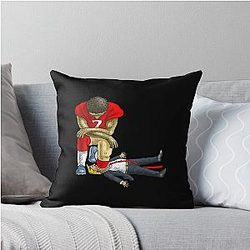 Colin Kaepernick Kneels Donald Trump Shirt Throw Pillow
