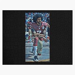Colin Kaepernick Kneeling Jigsaw Puzzle