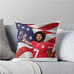Colin Kaepernick Protest Throw Pillow