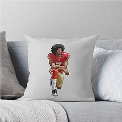 Colin Kaepernick Take A Knee Throw Pillow