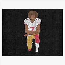 Kaepernick Colin Kaepernick t-shirt, kneeling, black rights, equal rights Jigsaw Puzzle
