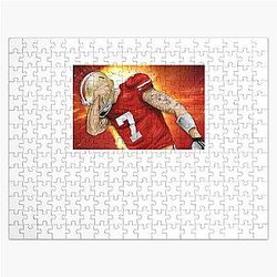 Colin Kaepernick 7 Face Fans Jigsaw Puzzle