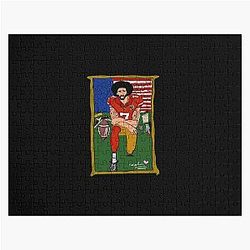 Colin Kaepernick tribute black lives matter Jigsaw Puzzle