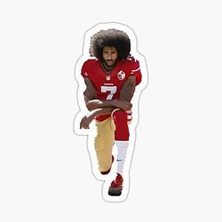 Colin Kaepernick Kneeling Sticker