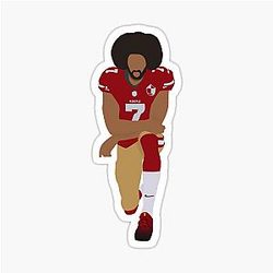 Colin Kaepernick Kneeling Sticker