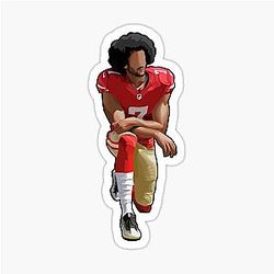 Colin Kaepernick Take a Knee Sticker