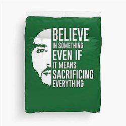Believe In Something Colin Kaepernick Duvet Cover