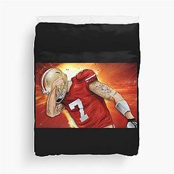Colin Kaepernick CK 7 Face Fan Duvet Cover