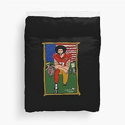 Colin Kaepernick tribute black lives matter Duvet Cover