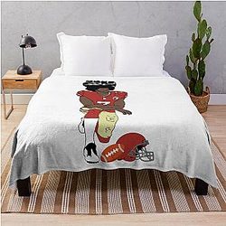 Colin Kaepernick Kneeling Throw Blanket