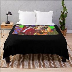 Colin Kaepernick Sketch Throw Blanket